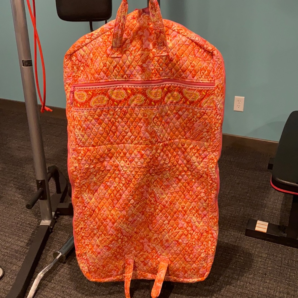 Vera Bradley pink sherbet hanging clothes bag
